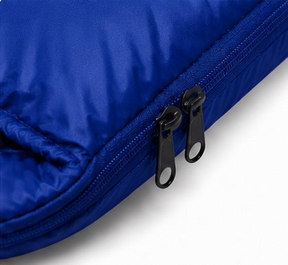Sac de couchage bleu TrekSleep 3 saisons camping -5°C