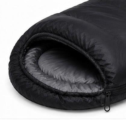 Sac de couchage noir TrekSleep housse de transport incluse