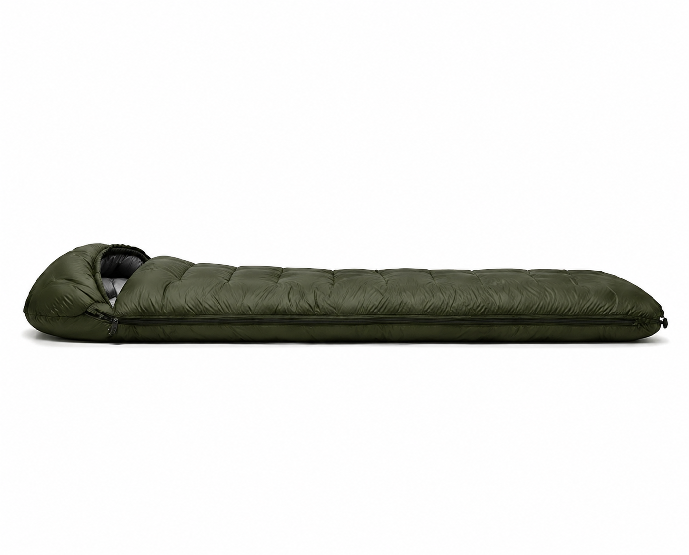 Sac de couchage vert TrekSleep randonnée bivouac compact
